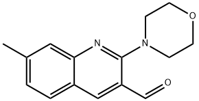 7-METHYL-2-MORPHOLIN-4-YL-QUINOLINE-3-CARBALDEHYDE price.