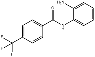 N-(2-アミノフェニル)-4-(トリフルオロメチル)ベンズアミド 化学構造式