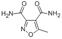 3,4-Isoxazoledicarboxamide,5-methyl-(9CI) Struktur