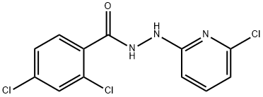 2,4-dichloro-N'-(6-chloro-2-pyridinyl)benzenecarbohydrazide|