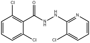 2,6-dichloro-N'-(3-chloro-2-pyridinyl)benzenecarbohydrazide Structure