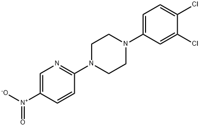 1-(3,4-dichlorophenyl)-4-(5-nitro-2-pyridinyl)piperazine Struktur