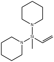 1,1'-[Ethenyl(methyl)silylene]bispiperidine Structure