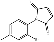 1-(2-BROMO-4-METHYL-PHENYL)-PYRROLE-2,5-DIONE Structure