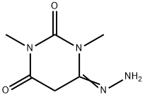 1,3-DIMETHYL-6-HYDRAZINOURACIL 化学構造式
