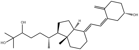 24(R), 25-DIHYDROXYVITAMIN D3 Struktur