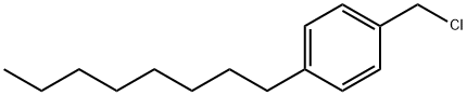 1-(クロロメチル)-4-オクチルベンゼン 化学構造式