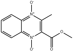2-(METHOXYCARBONYL)-3-METHYLQUINOXALINEDIIUM-1,4-DIOLATE Structure