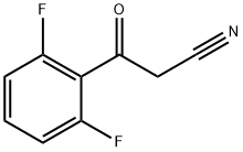 3-(2',6'-DIFLUOROPHENYL)-3-OXOPROPANENITRILE Struktur