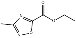 エチル 3-メチル-1,2,4-オキサジアゾール-5-カルボキシレート 化学構造式