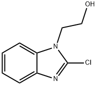 1H-Benzimidazole-1-ethanol,2-chloro-(9CI) 化学構造式