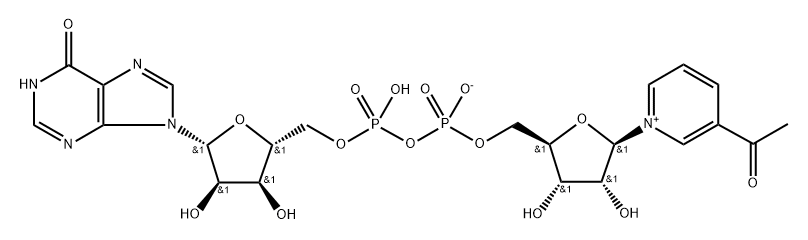3-ACETYLPYRIDINE HYPOXANTHINE DINUCLEOTIDE Struktur