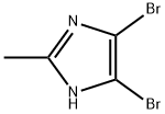 4,5-ジブロモ-2-メチルイミダゾール 化学構造式
