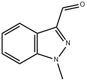 1-甲基-1H-吲唑-3-甲醛,4002-83-9,结构式