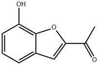 2-アセチル-7-ヒドロキシベンゾフラン 化学構造式