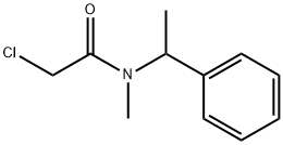 2-CHLORO-N-METHYL-N-(1-PHENYLETHYL)ACETAMIDE Structure