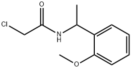 2-CHLORO-N-[1-(2-METHOXYPHENYL)ETHYL]ACETAMIDE Structure