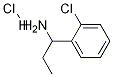 1-(2-クロロフェニル)プロパン-1-アミン塩酸塩 化学構造式