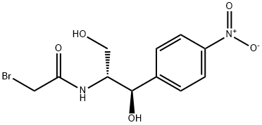 2-Bromo-N-[(1R,2R)-2-hydroxy-1-(hydroxymethyl)-2-(4-nitrophenyl)ethyl]acetamide Structure
