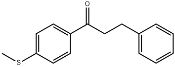 3-PHENYL-4'-THIOMETHYLPROPIOPHENONE Struktur