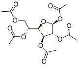 β-D-グルコフラノースペンタアセタート 化学構造式