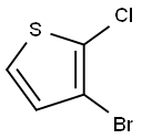 3-ブロモ-2-クロロチオフェン 化学構造式