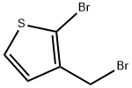 2-溴-3-溴甲基噻吩,40032-76-6,结构式