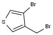 3-Bromo-4-(bromomethyl)thiophene 95% Structure