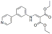 diethyl [[[3-(4-pyridyl)phenyl]amino]methylene]malonate Struktur