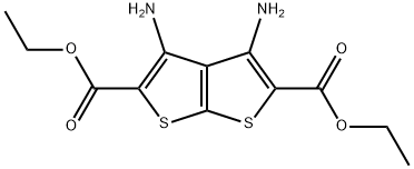 3,4-DIAMINO-THIENO[2,3-B]THIOPHENE-2,5-DICARBOXYLIC ACID DIETHYL ESTER Structure