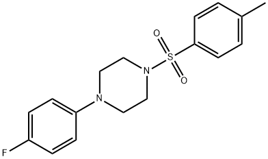 1-(4-fluorophenyl)-4-(p-tolylsulphonyl)piperazine Structure