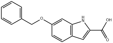 6-(BENZYLOXY)-1H-INDOLE-2-CARBOXYLIC ACID Struktur
