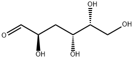 3-デオキシ-D-xylo-ヘキソピラノース 化学構造式