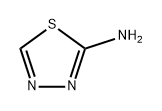 2-氨基-1,3,4-噻二唑,4005-51-0,结构式