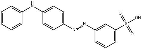 3-[(4-anilinophenyl)azo]benzenesulphonic acid  Structure