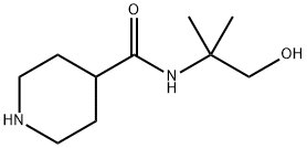 PIPERIDINE-4-CARBOXYLIC ACID (2-HYDROXY-1,1-DIMETHYL-ETHYL)-AMIDE Structure