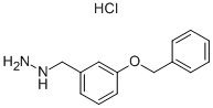 (3-BENZYLOXY-BENZYL)-HYDRAZINE HYDROCHLORIDE Structure