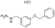 (3-BENZYLOXY-BENZYL)-HYDRAZINE HYDROCHLORIDE Struktur