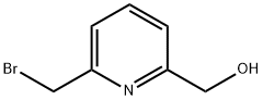 6-溴甲基-2-吡啶甲醇, 40054-01-1, 结构式