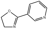 吡啶, 3-(4,5-二氢-2-噁唑基)-, 40055-37-6, 结构式