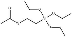 Thioacetic acid S-[2-(triethoxysilyl)ethyl] ester Structure