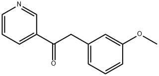 2-(3-METHOXYPHENYL)-1-(PYRIDIN-3-YL)ETHANONE Struktur