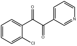 1-(2-CHLOROPHENYL)-2-(PYRIDIN-3-YL)ETHANE-1,2-DIONE 结构式