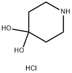 4,4-Piperidinediol hydrochloride Struktur