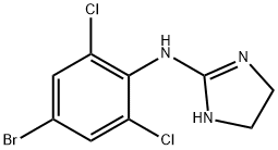 2-(4-Bromo-2,6-dichloroanilino)-2-imidazoline Structure