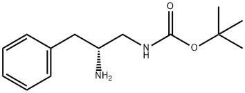 (R)-(2-氨基-3-苯基-丙基)-氨基甲酸叔丁基酯,400652-57-5,结构式