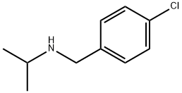 N-(4-氯苄基)异丙基胺, 40066-21-5, 结构式
