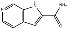 1H-Pyrrolo[2,3-c]pyridine-2-carboxamide(9CI) Struktur
