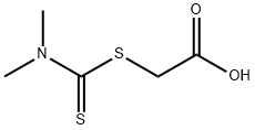 S-(N,N-ジメチルチオカルバモイル)チオグリコール酸 化学構造式