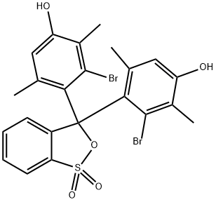 ブロモキシレノールブルー 化学構造式